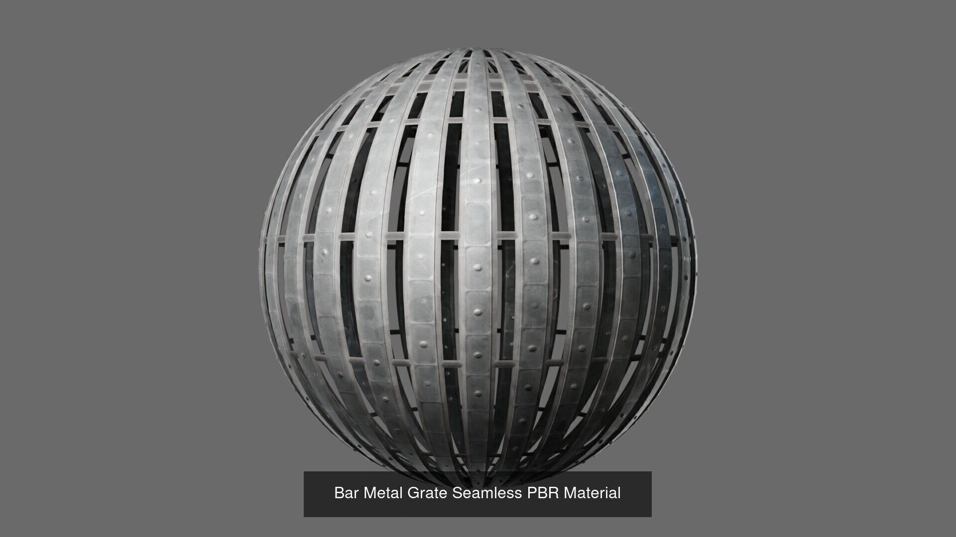 Metallic Grate Seamless PBR Materials Texture_4