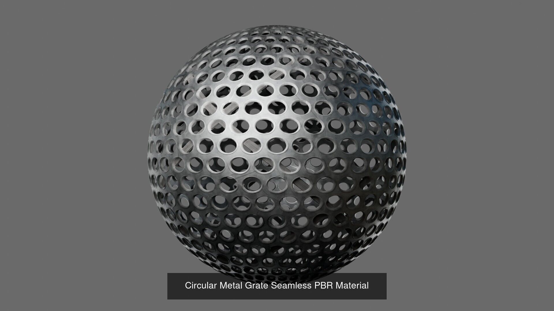 Metallic Grate Seamless PBR Materials Texture_3