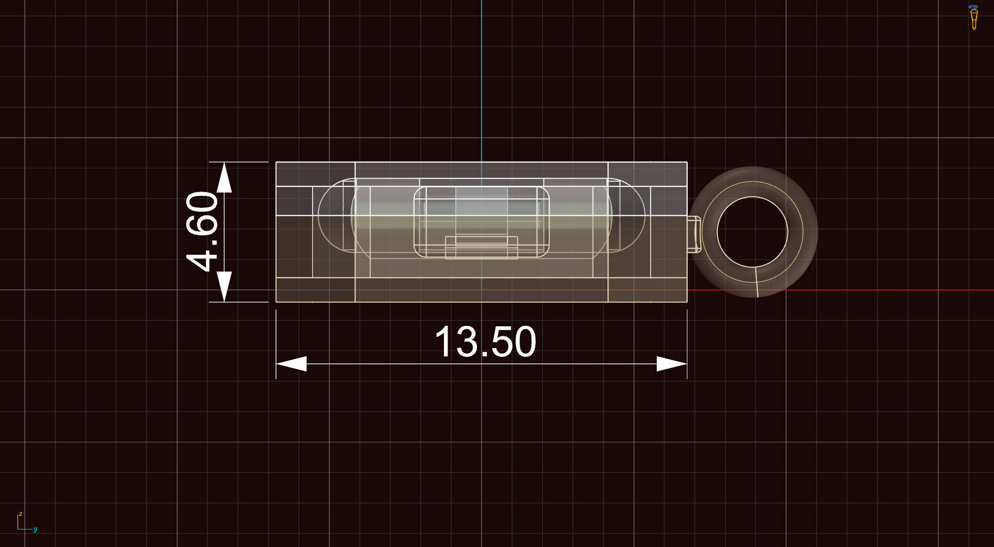 Cute octagonal locket pendant  3D print model_1