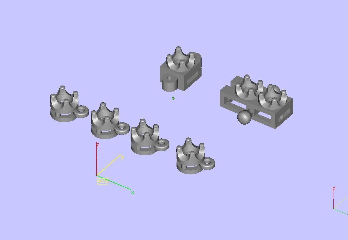 Tennis Necklace 3D print model_4