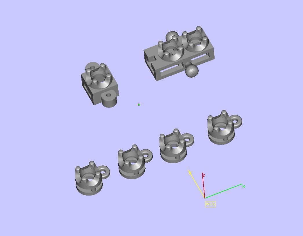 Tennis Necklace 3D print model_3