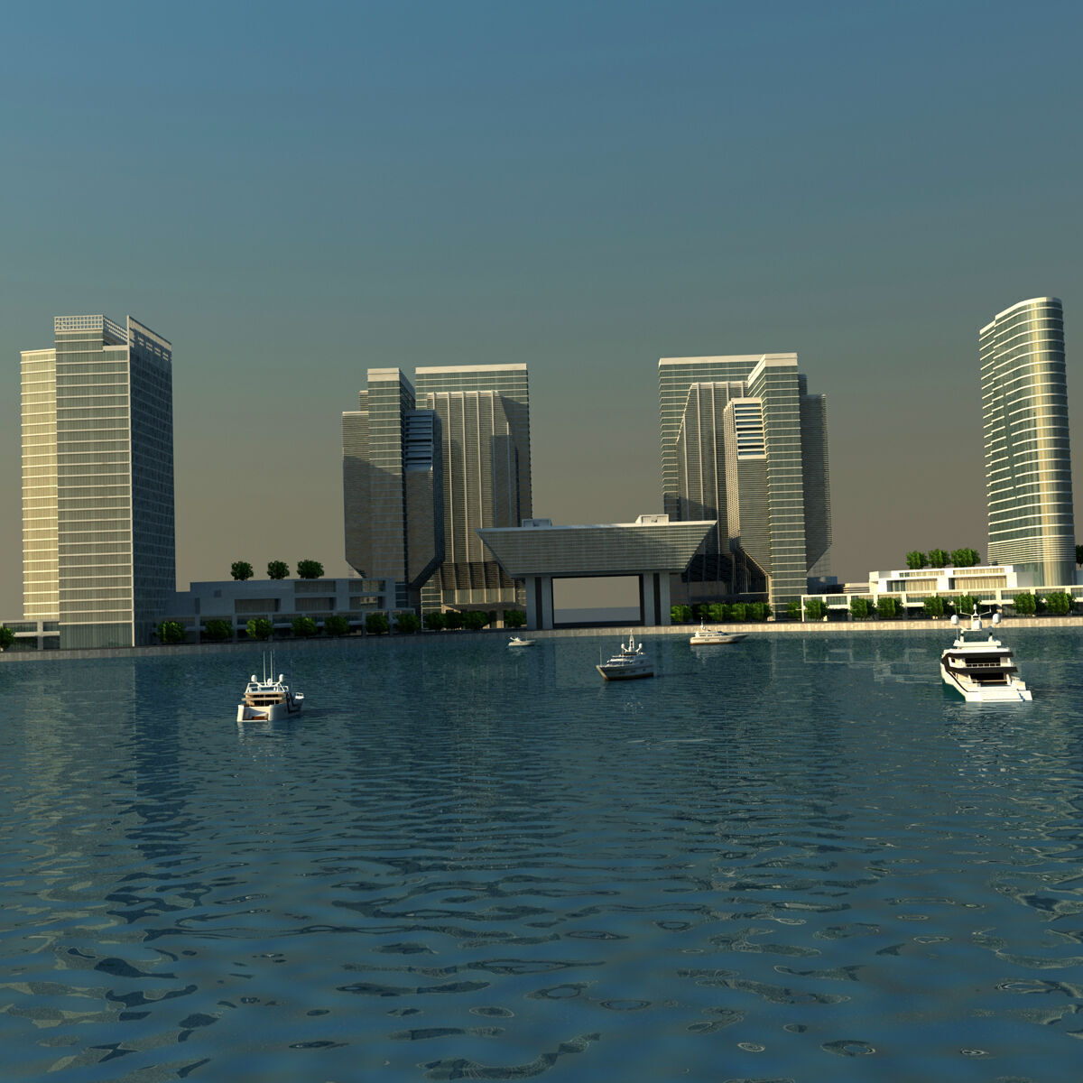 Sowwah Square - Abu Dhabi 3D model_2