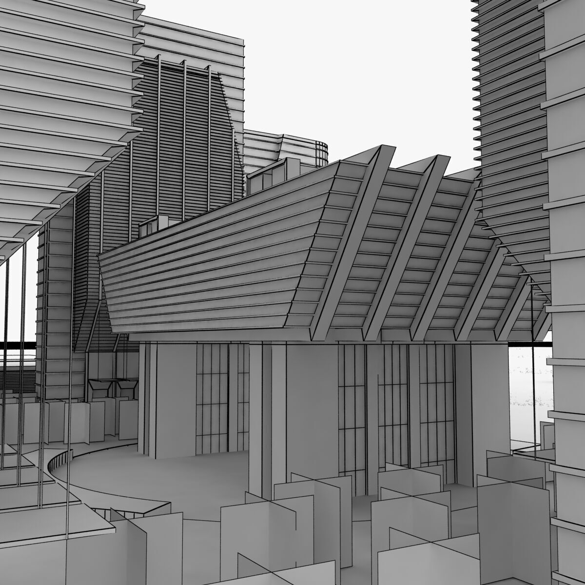 Sowwah Square - Abu Dhabi 3D model_10