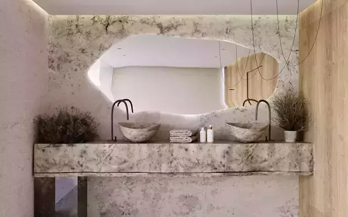 Stone Whisper Bathroom