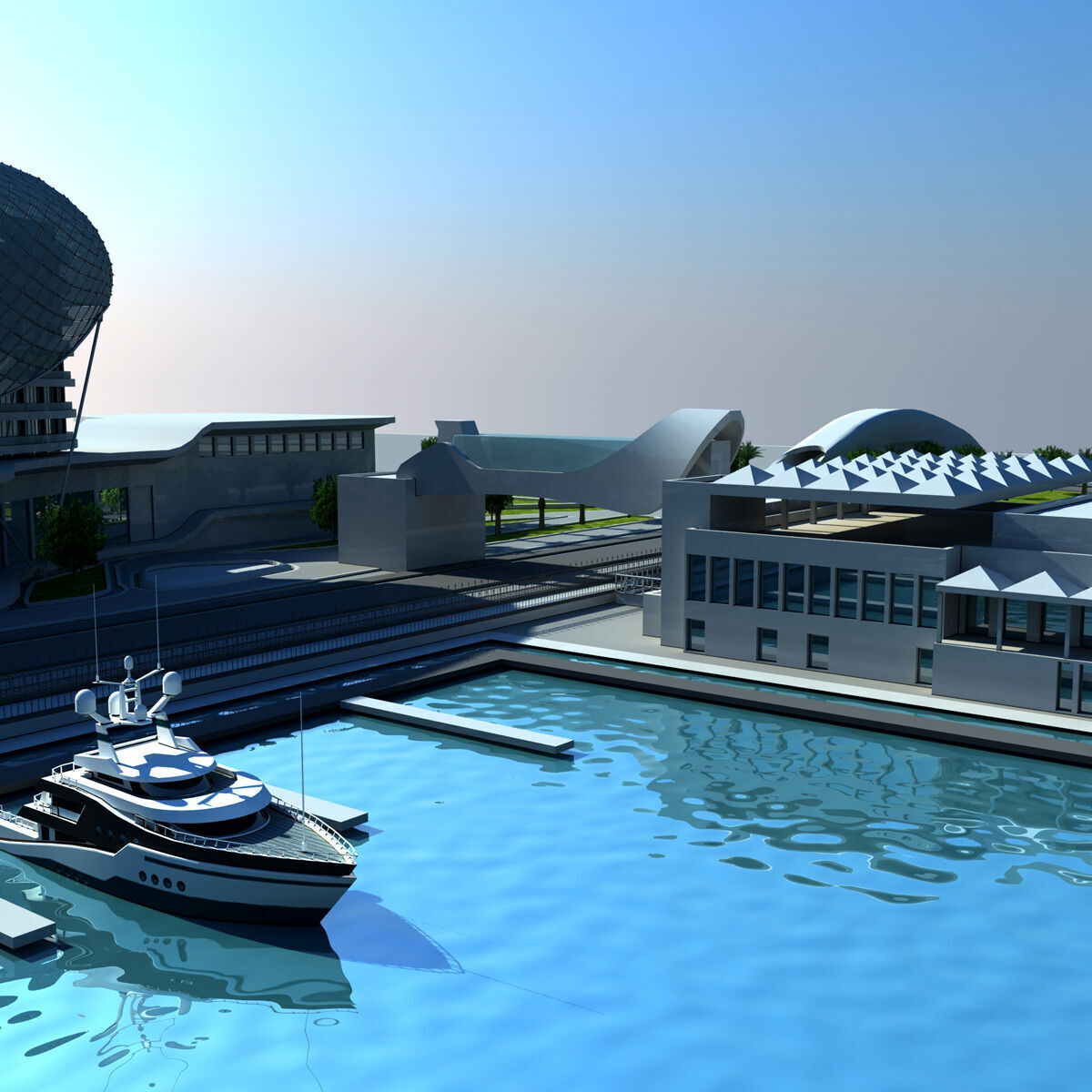 Yas Hotel Abu - Dhabi 3D model_5