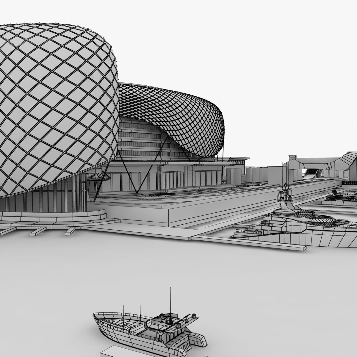 Yas Hotel Abu - Dhabi 3D model_10