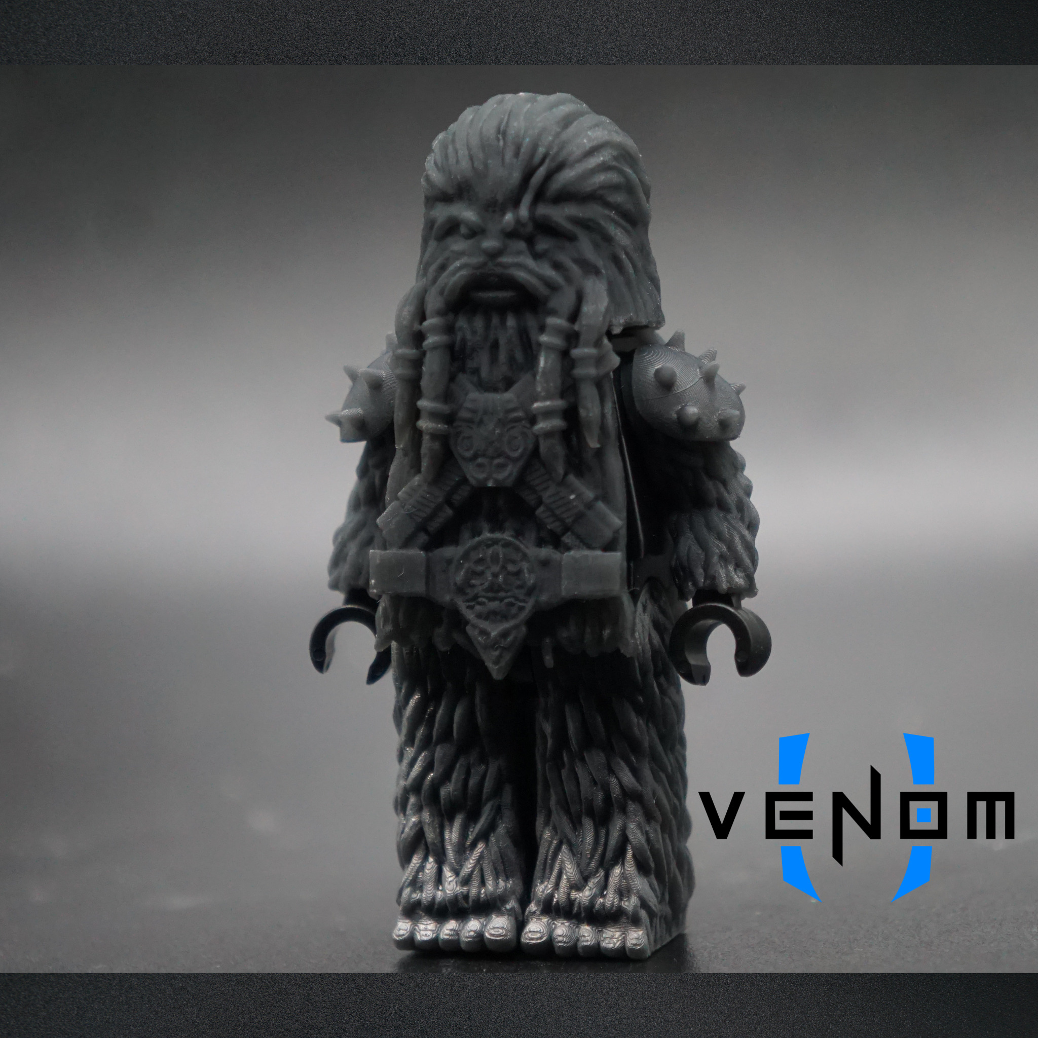 Black Krysantin Brick Armor Kit 3D print model_2