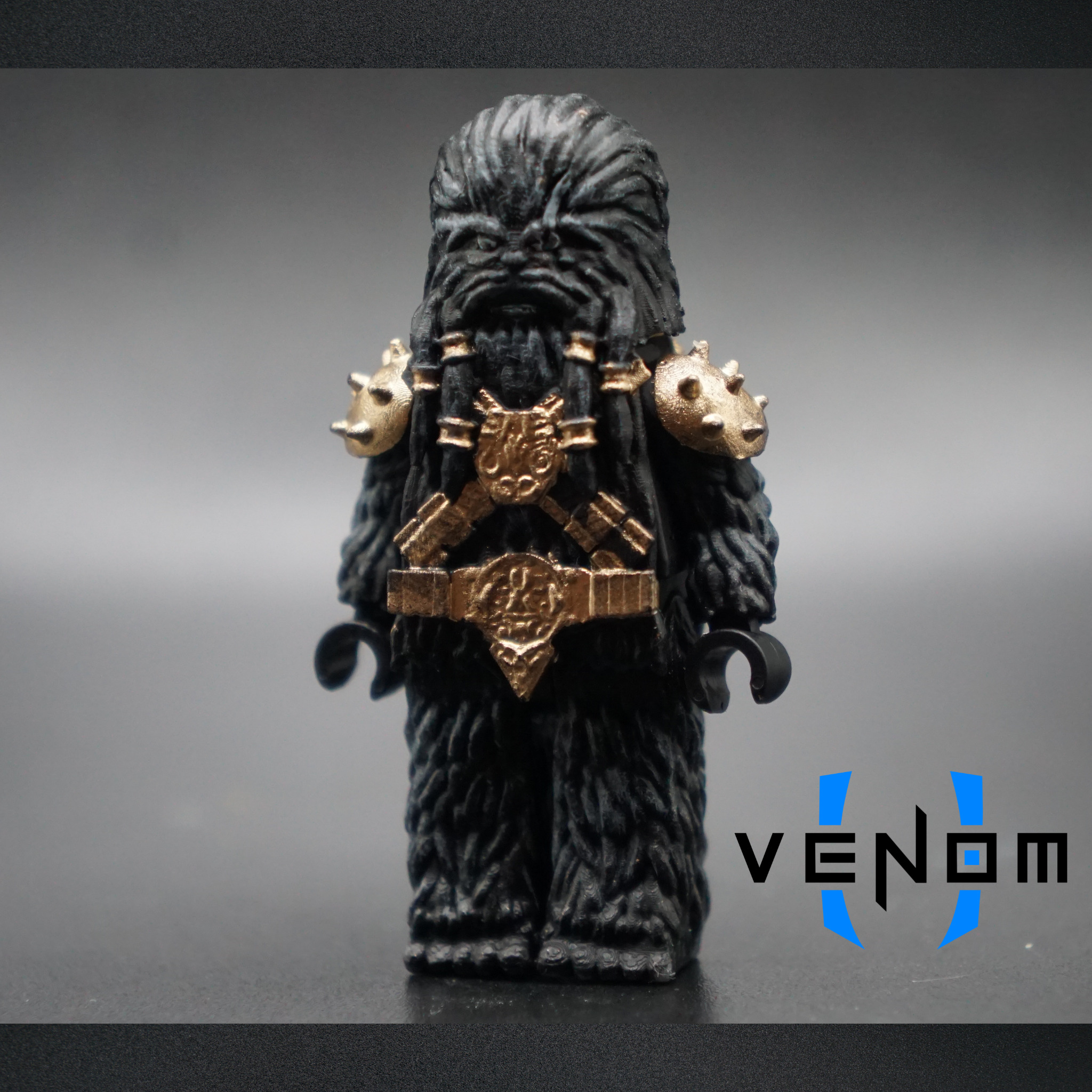 Black Krysantin Brick Armor Kit 3D print model_1