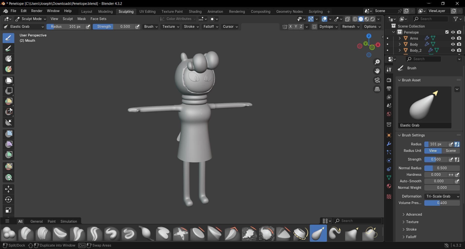 Penelope 3D model_2