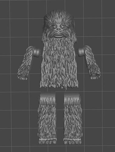 Wookie Brick Armor Kit 3D print model 3D print model