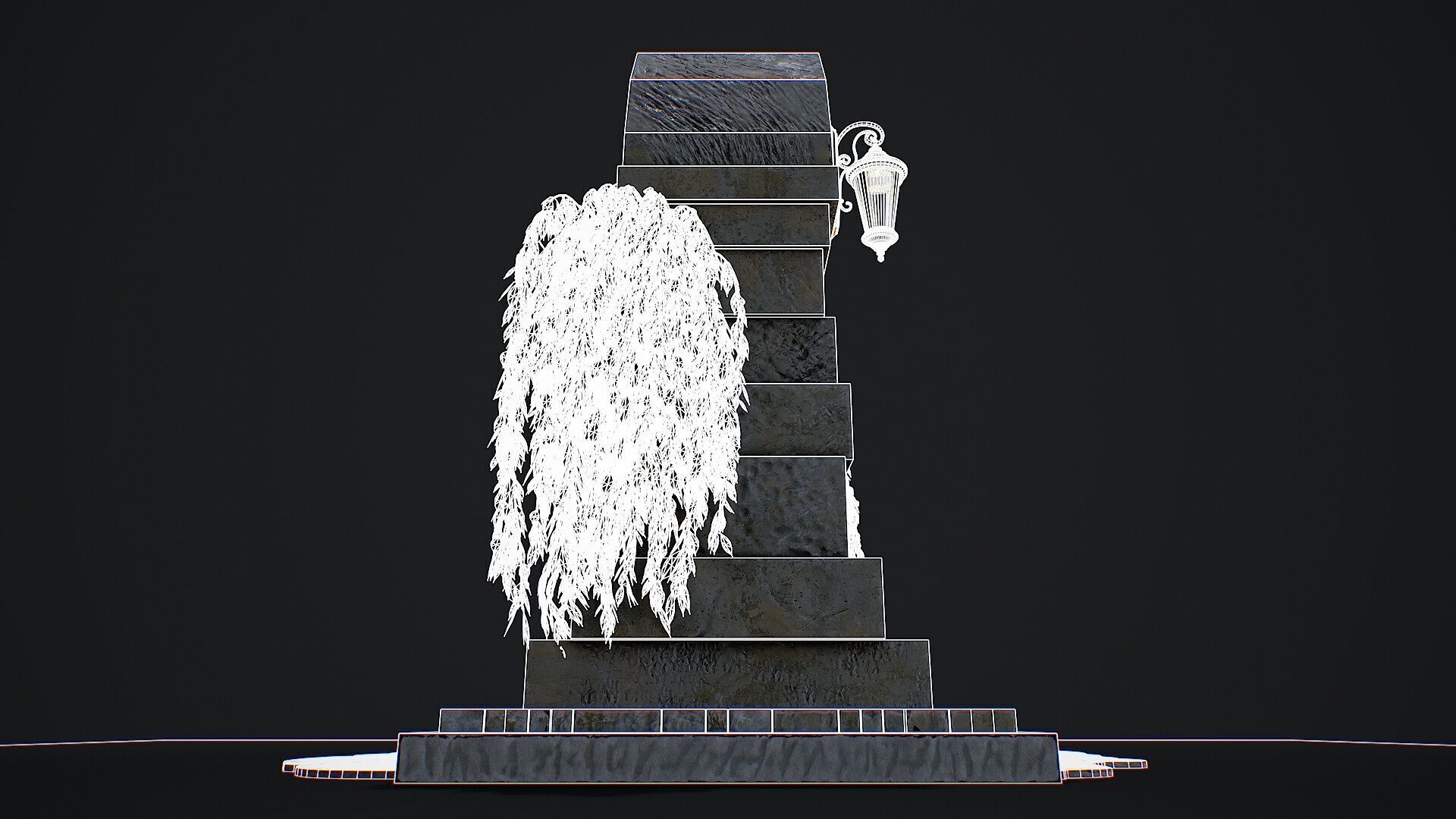 Medieval Door game ready modular 3d model Low-poly 3D model_11