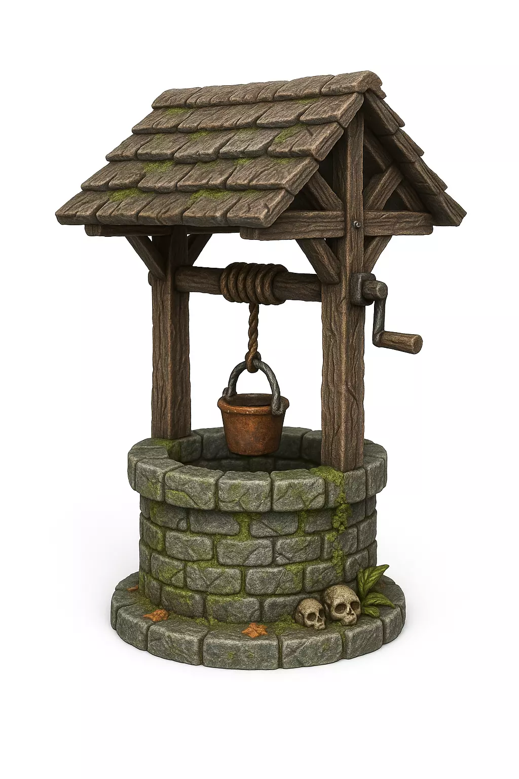 Ancient Well Miniature 3D print model_0