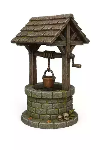 Ancient Well Miniature 3D print model