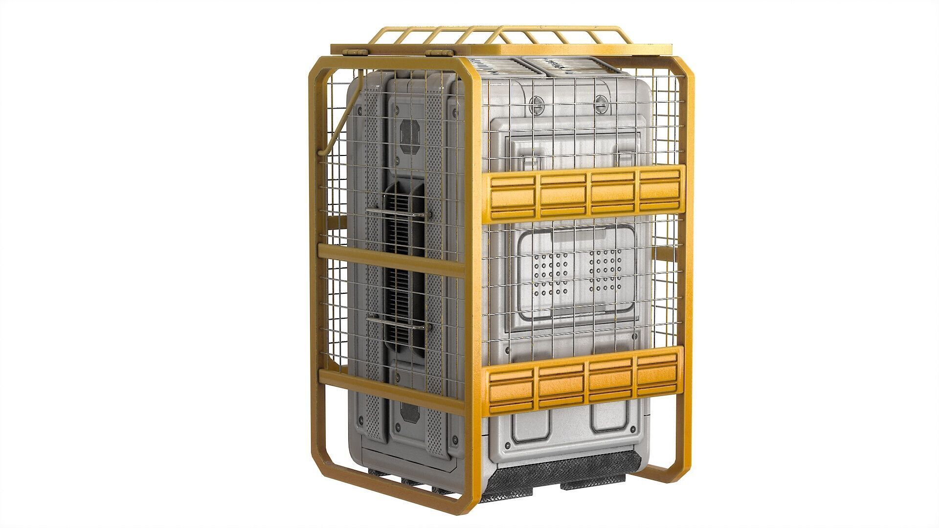 Sci Fi Device Generator Battery v1 Low-poly 3D model_20