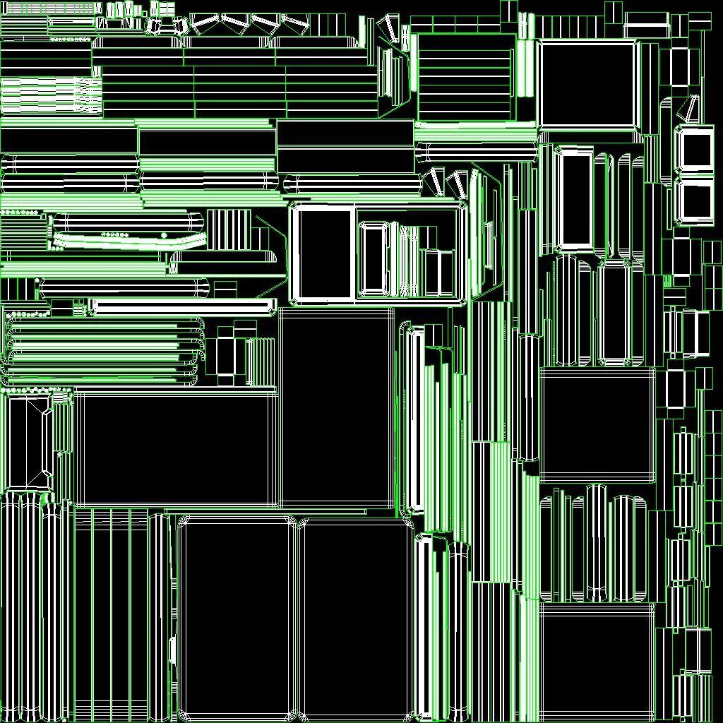 Sci Fi Device Generator Battery v1 Low-poly 3D model_30