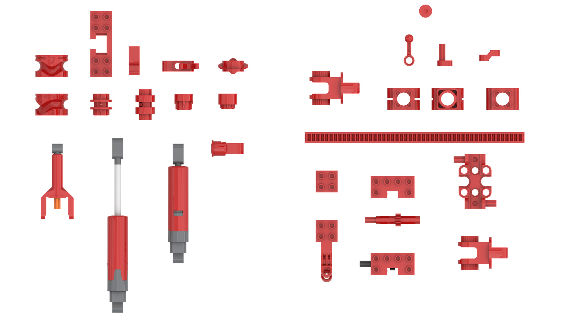 TwindBricks3D - 30 Technic Gear -- Driving collection 3D print model_1