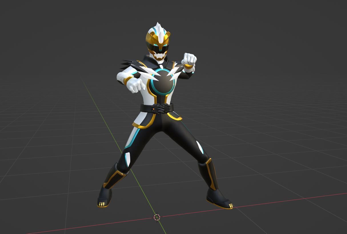 GozyuPolar - No1 Sentai Gozyuger 3D model_4