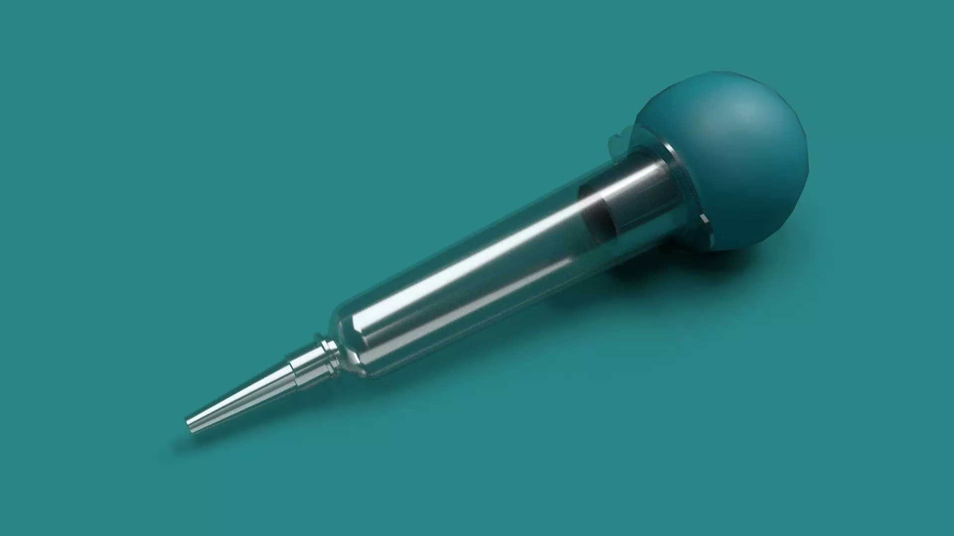 Ascepto Syringe Low-poly 3D model_0