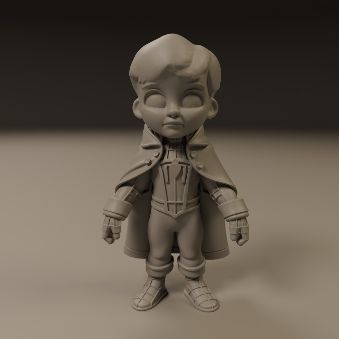 child spider 3D print model_18