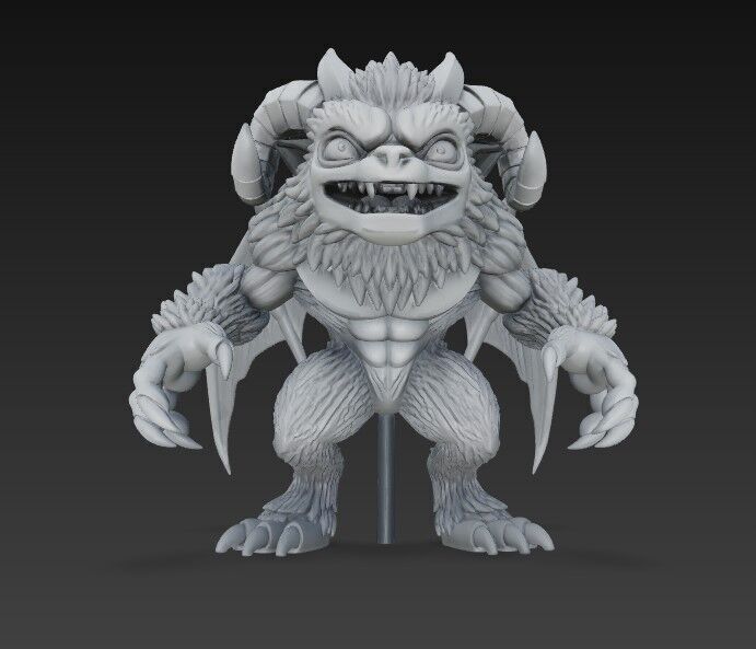Howling Beast  Terrifying and Detailed 3D Print Model 3D model_2