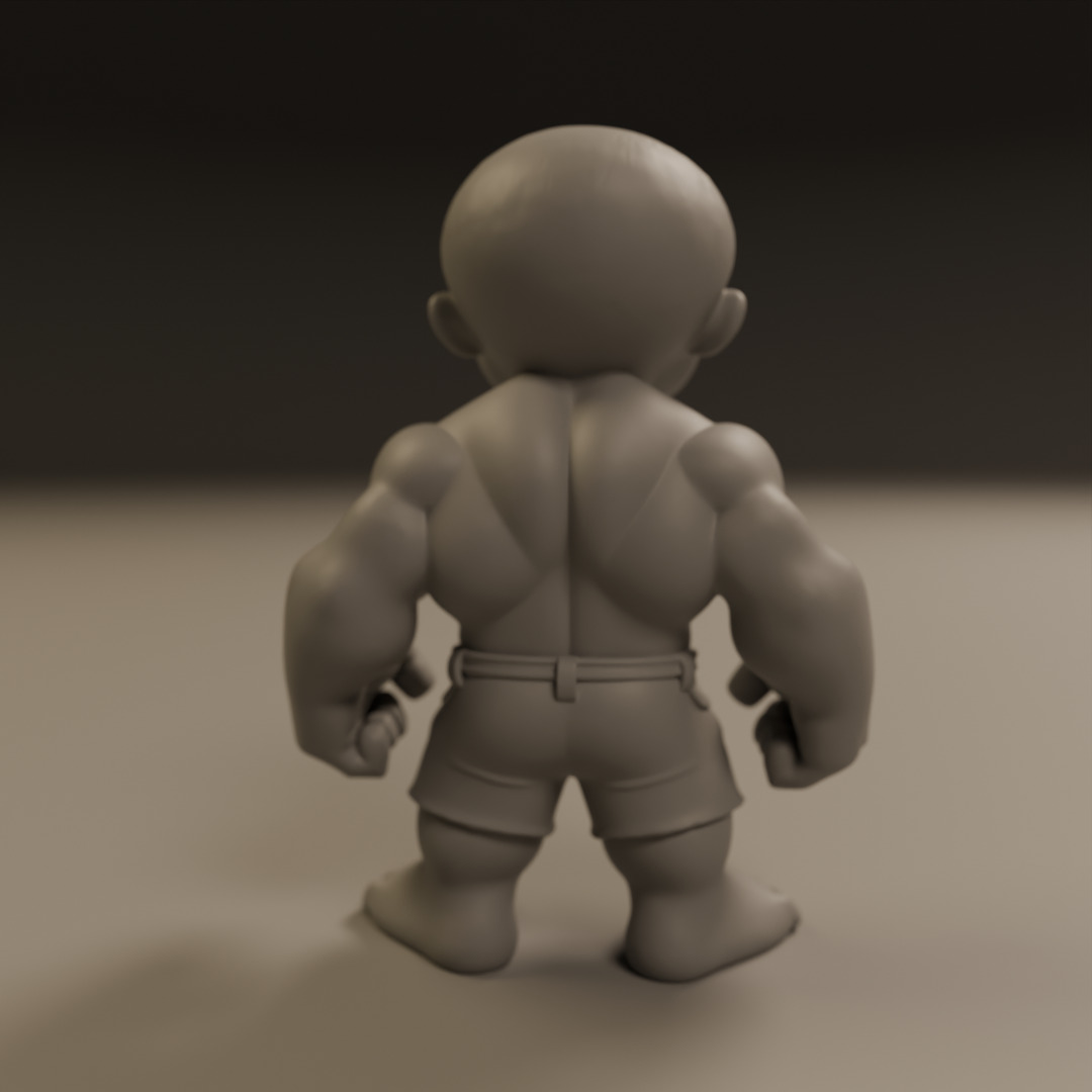 child hulk 3D print model_12