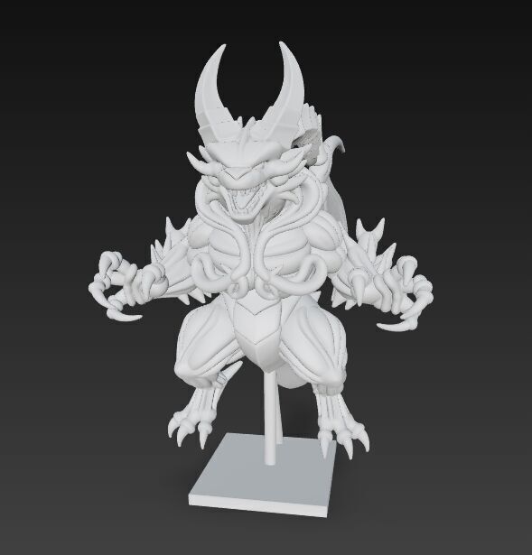 Demon King  Powerful and Savage Fantasy Lord  3D model_27