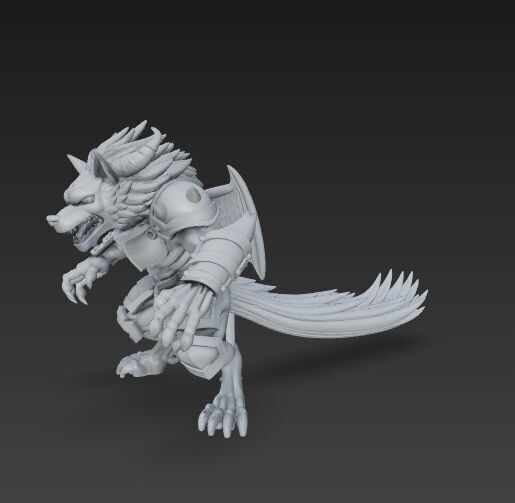 Armored Wolf Tribe 3D model_24