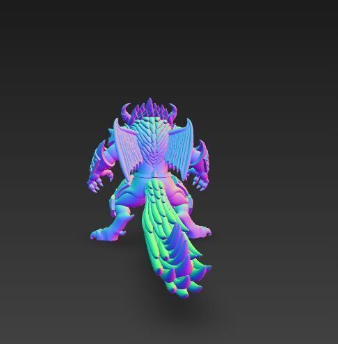 Armored Wolf Tribe 3D model_4