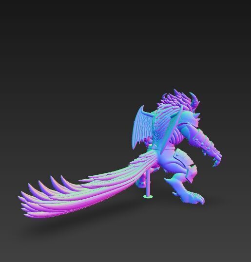 Armored Wolf Tribe 3D model_3