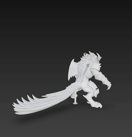 Armored Wolf Tribe 3D model_13