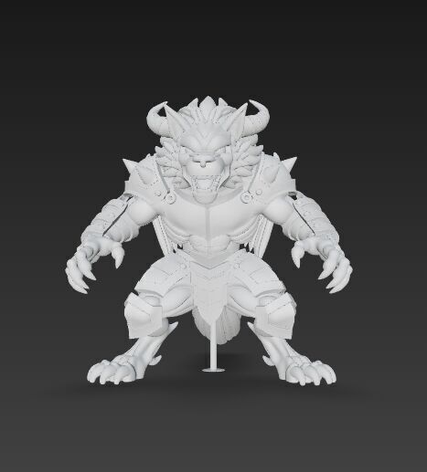 Armored Wolf Tribe 3D model_18