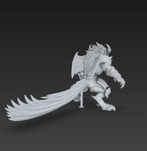 Armored Wolf Tribe 3D model_21