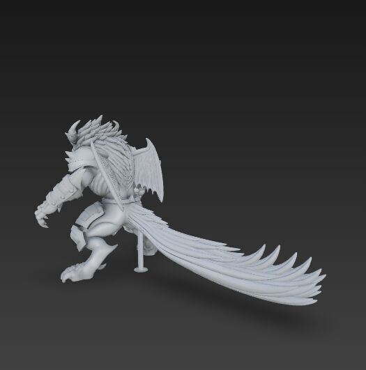 Armored Wolf Tribe 3D model_23