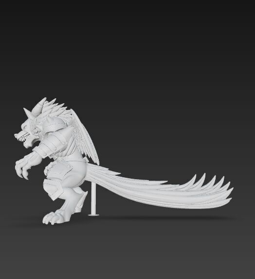 Armored Wolf Tribe 3D model_16