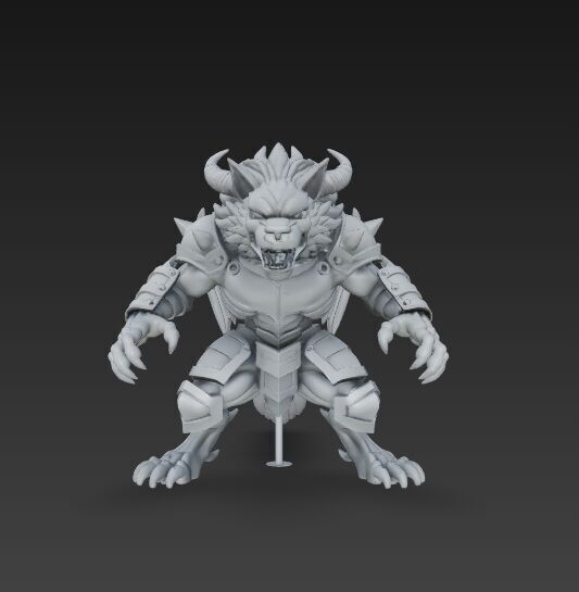 Armored Wolf Tribe 3D model_25