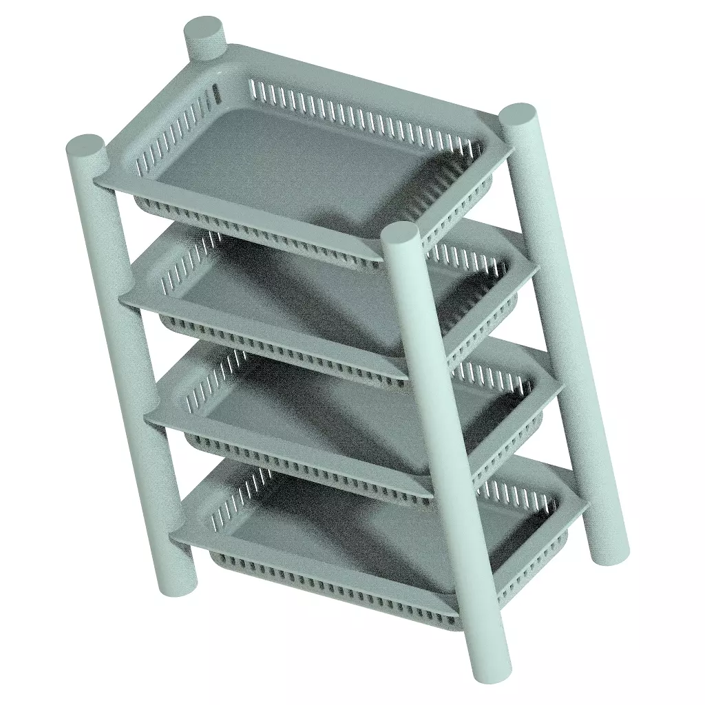 Premium Multitier Rack 3D print model_0
