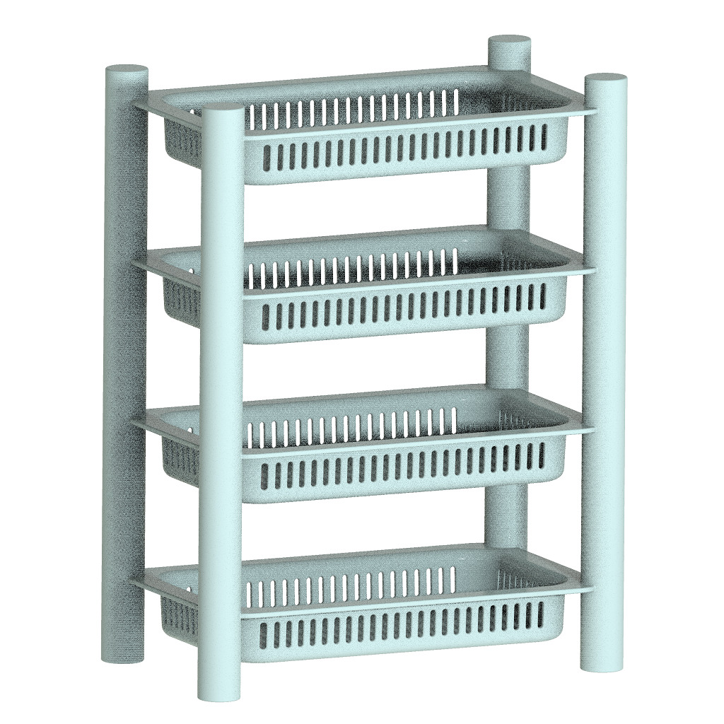 Premium Multitier Rack 3D print model_2