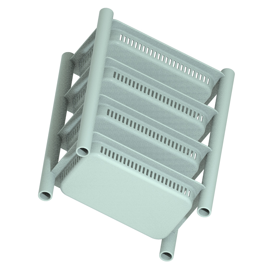 Premium Multitier Rack 3D print model_3