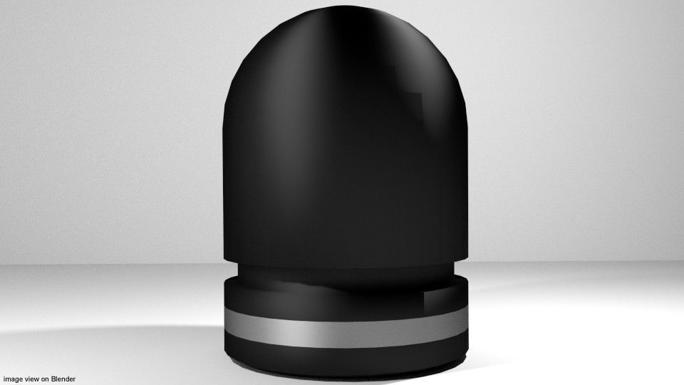 Mortar Ammunition - Type Classic 3D model_1