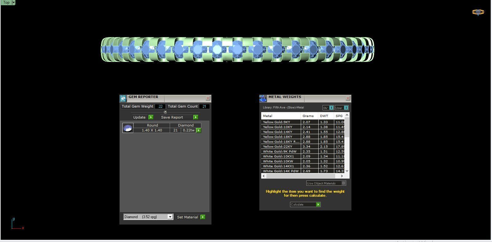 ROUND DIAMOND RING -CAD-269 3D model_12