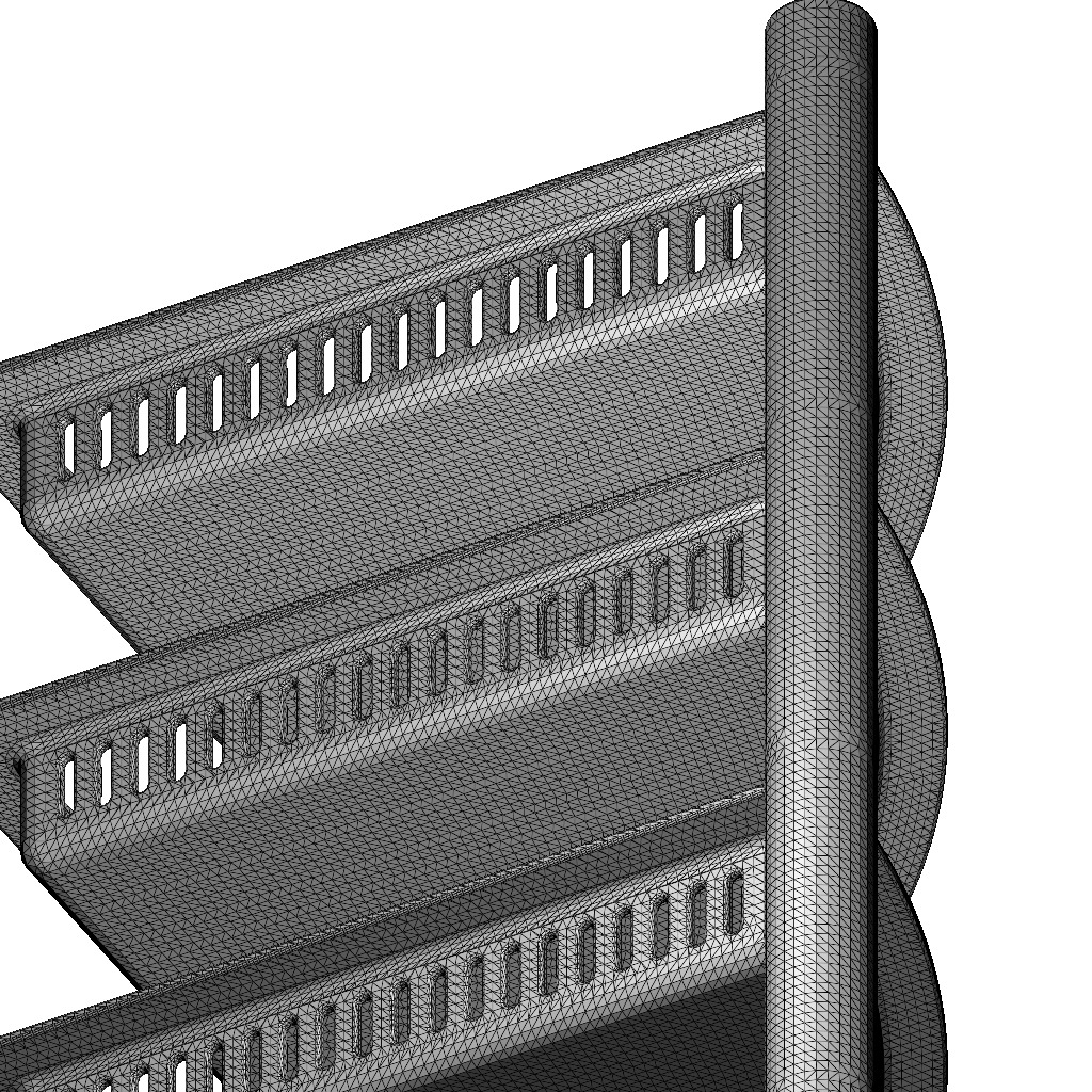 Exquisite Multitier Corner Rack 3D print model_6