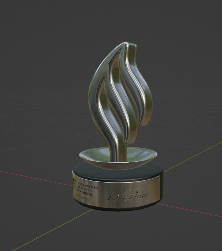 Trophy Monza F1 2008  3D print model_1