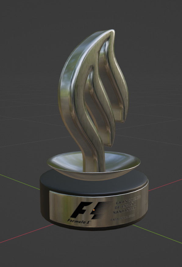 Trophy Monza F1 2008  3D print model_2