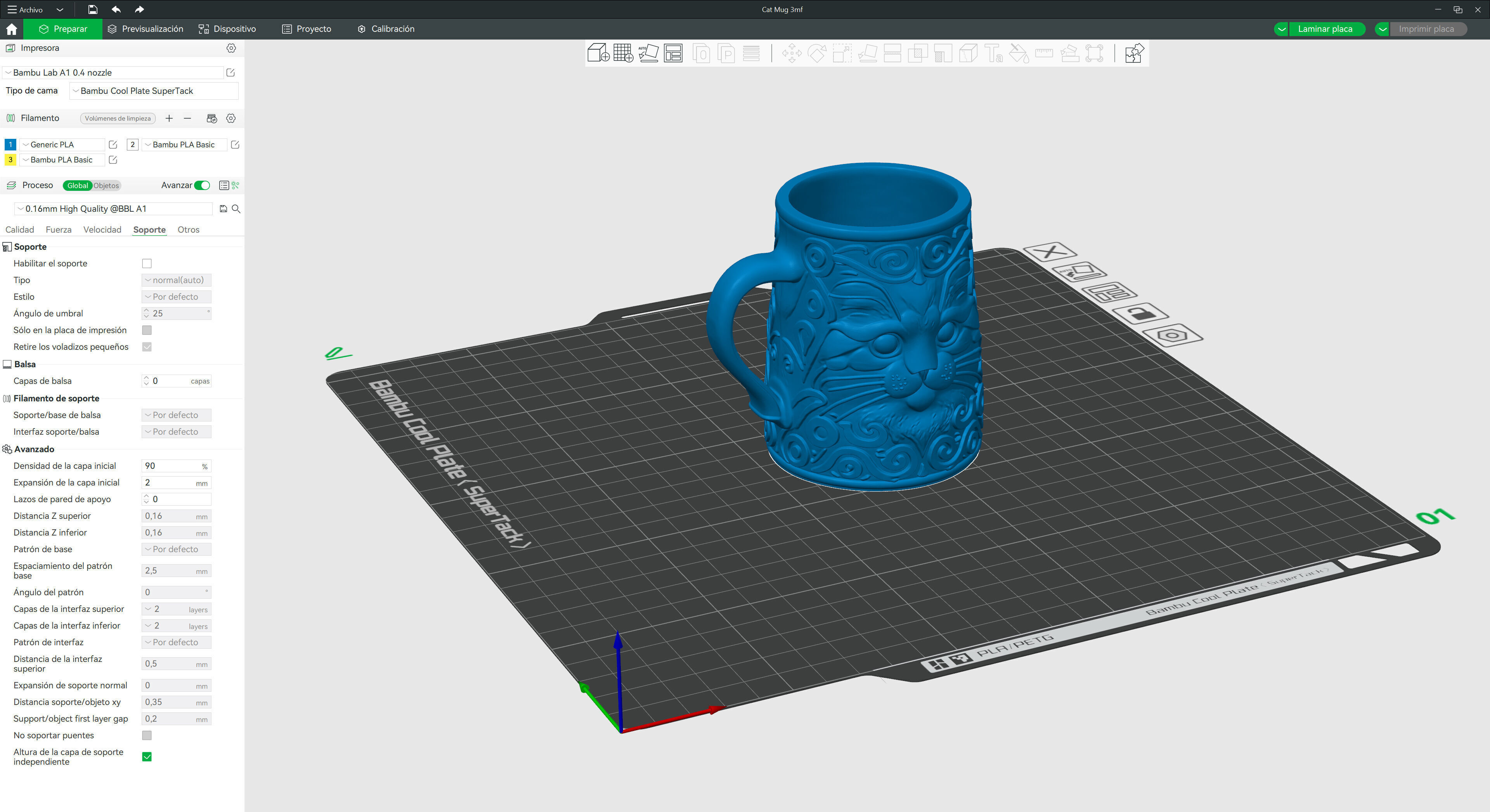 Cat Mug 3D print model_9