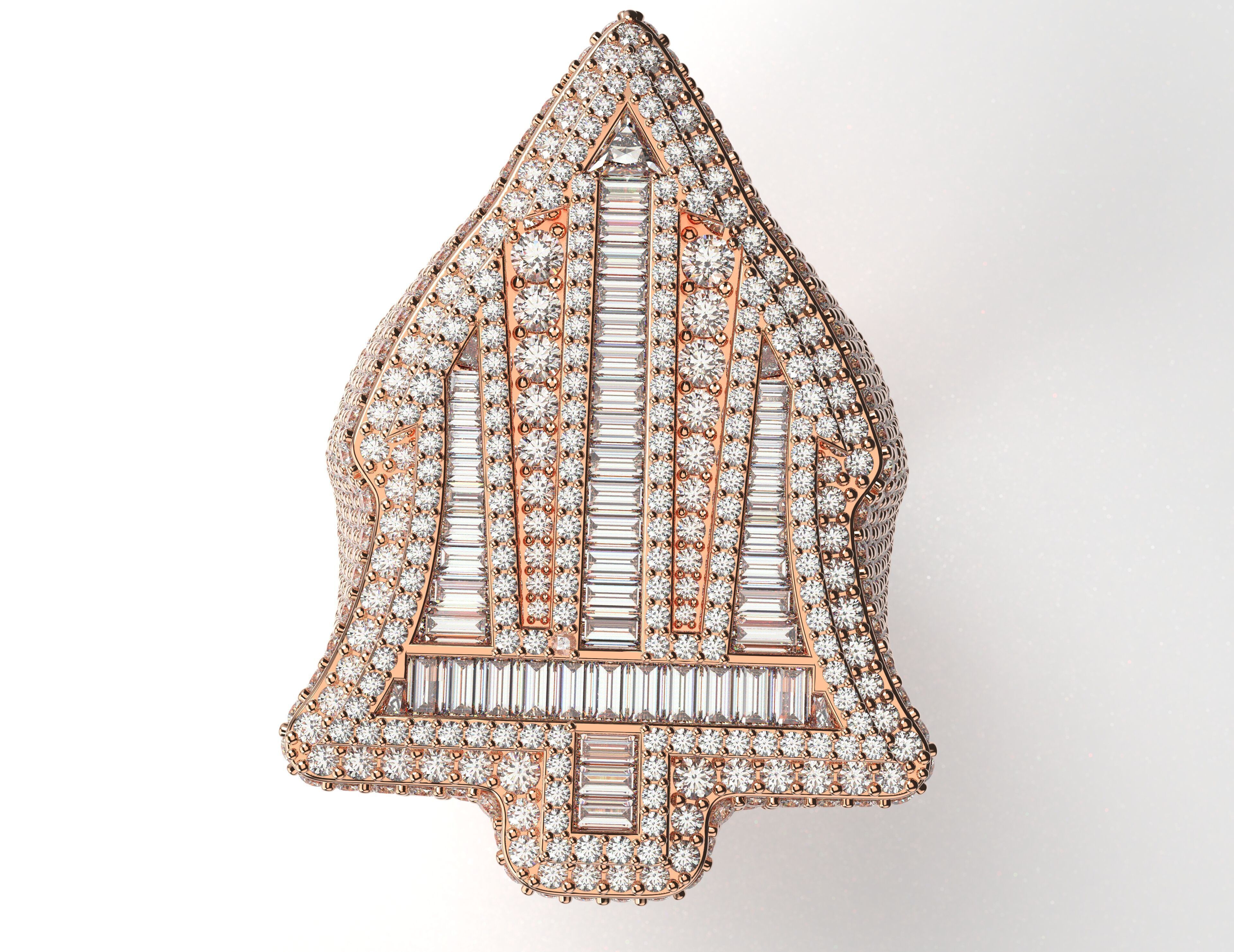 Trishul Ring for Men 3D print model_10