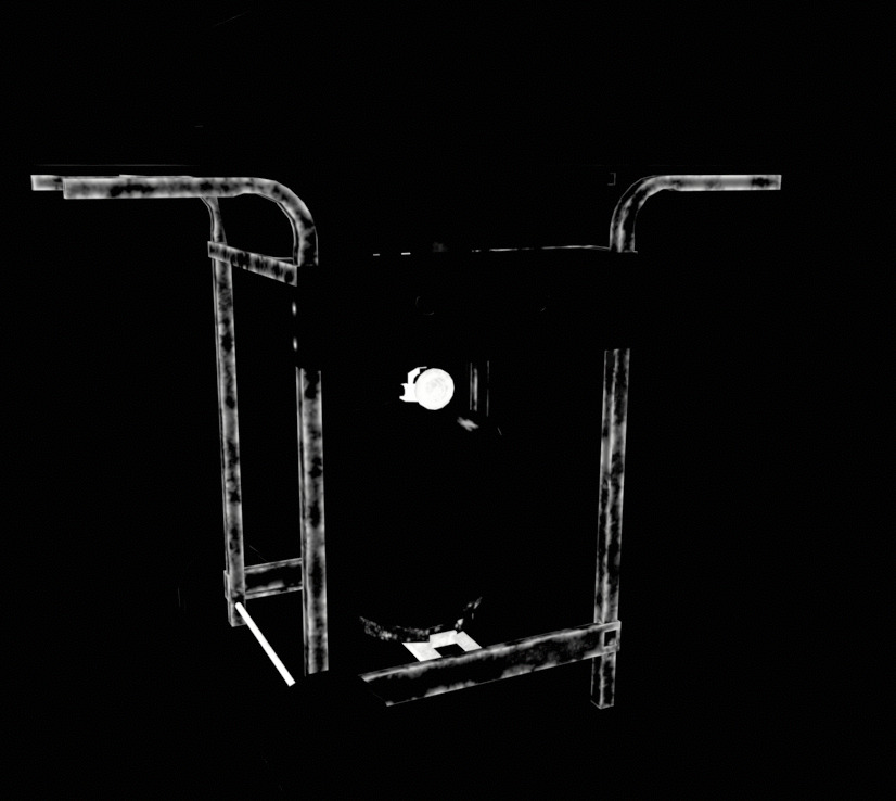 Propane stove and cylinder Low-poly 3D model_13