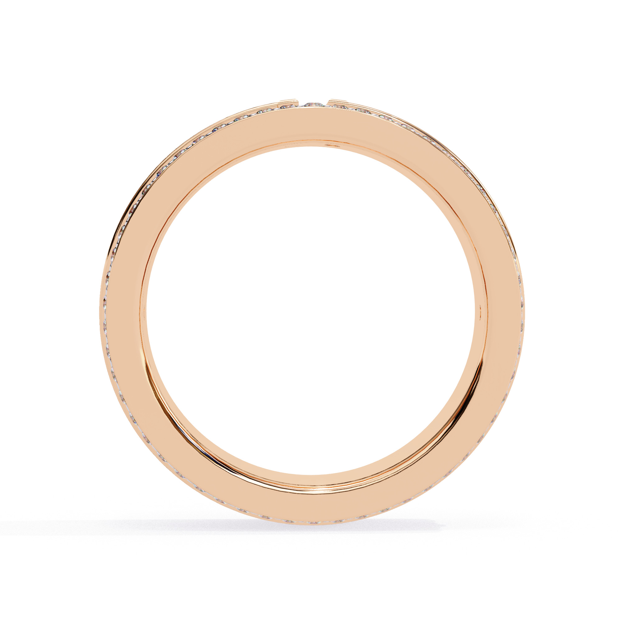 PRINCESS DIAMOND RING -CAD-272 3D model_11