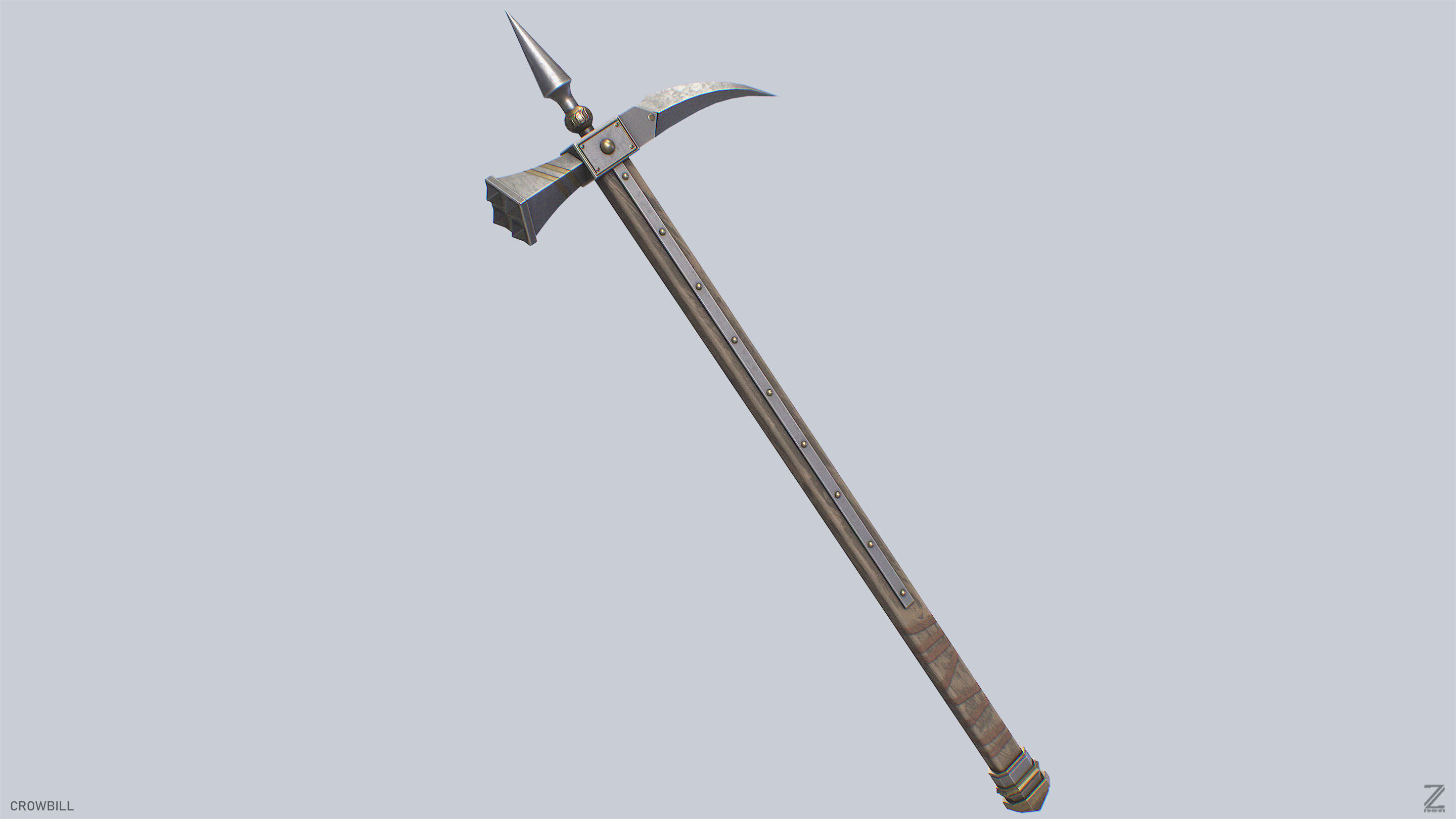 Crowbill Low-poly 3D model_8