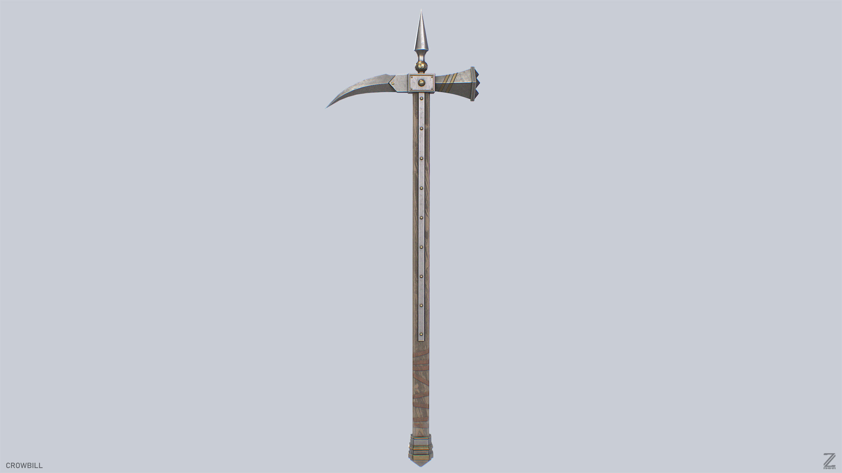 Crowbill Low-poly 3D model_4