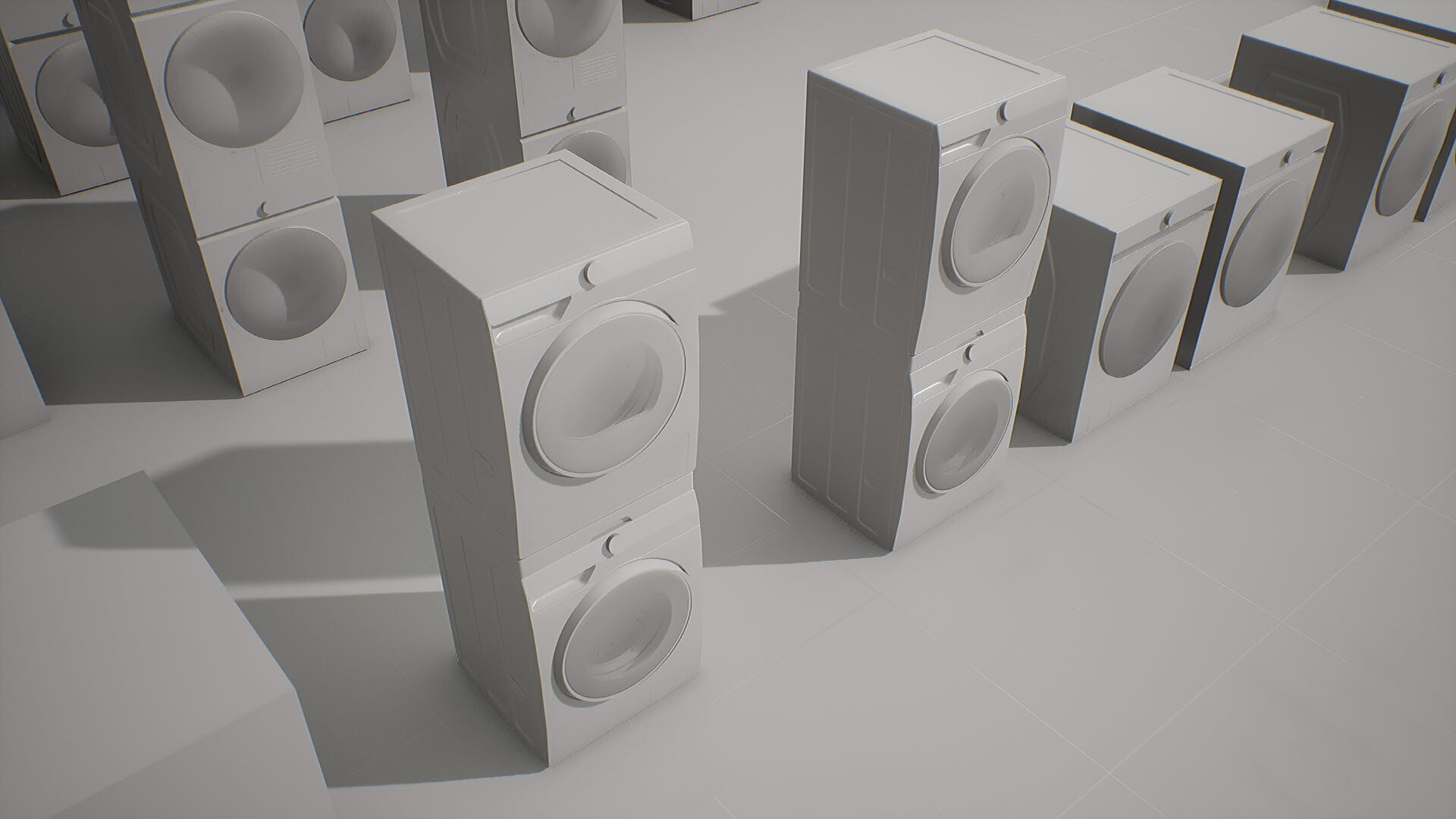 SAMSUNG Washing Machine - BESPOKE Grande AI Low-poly 3D model_31